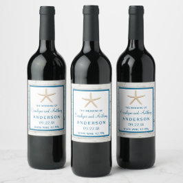 Rótulo De Garrafa De Cerveja Coleção de Casamentos de Madeira de Estaleiro Whit