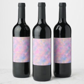 Rótulo De Garrafa De Cerveja Combinação fantástica de cores de Pastel