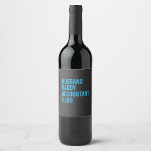 Rótulo De Garrafa De Cerveja Contador de Pais Marido