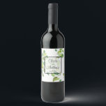 Rótulo De Garrafa De Cerveja Cor aquosa esverdeada verde botânica<br><div class="desc">Aquarela eucalipto verde-verde-verde. Perfeito para primavera, verão ou eventos de outono. Belo trabalho de arte de aquarela de folhagem verde para ocasiões country, boho, jardim e tema floral. Para começar a alterar nomes e detalhes do evento, clique em "Personalizar este modelo" e edite o texto nas caixas modelo. Para acessar...</div>