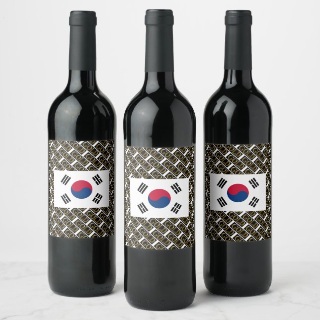 RÓTULO DE GARRAFA DE CERVEJA COREIA DO SUL (Garrafas)