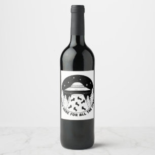 Rótulo De Garrafa De Cerveja Corgi Lover Gift Women Ns Men Engraçado Ufo Alien