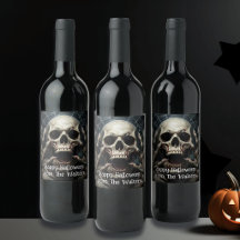 Crânio Assustador Halloween Gótico Personalizado