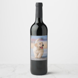 Rótulo De Garrafa De Cerveja Crie seu próprio animal de estimação personalizado