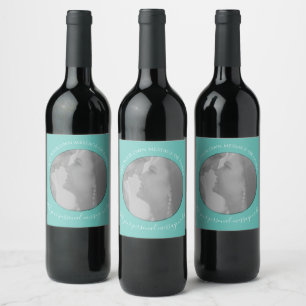 Rótulo De Garrafa De Cerveja Crie seu próprio rótulo de vinho verde fotográfico