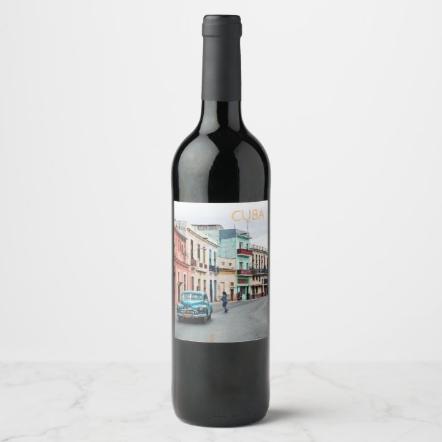 Rótulo De Garrafa De Cerveja Cuba