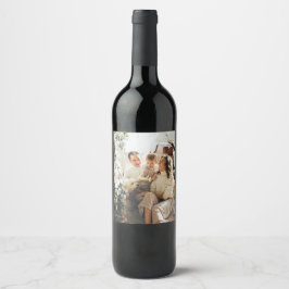 Rótulo De Garrafa De Cerveja Custom Christmas Food & Drink Editable Labels Set