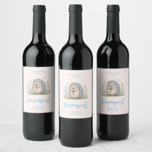 Rótulo De Garrafa De Cerveja Cuteouriço-Cacheiro com Lanterna - Produção de Vin