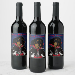 RÓTULO DE GARRAFA DE CERVEJA DACHSHUND
