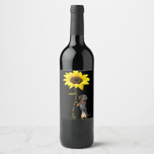 Rótulo De Garrafa De Cerveja Dachshund Doxie Wiener Dotson Mamãe Mama Presente