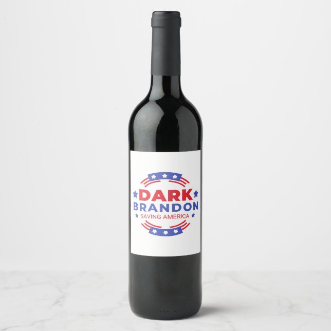 Rótulo De Garrafa De Cerveja Dark Brandon (Frente)