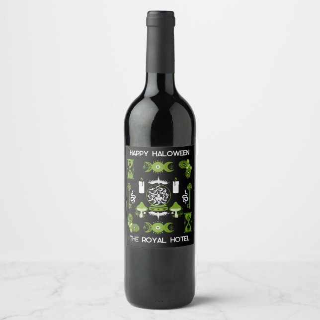 Rótulo De Garrafa De Cerveja Decoração estética Witchcore (Frente)