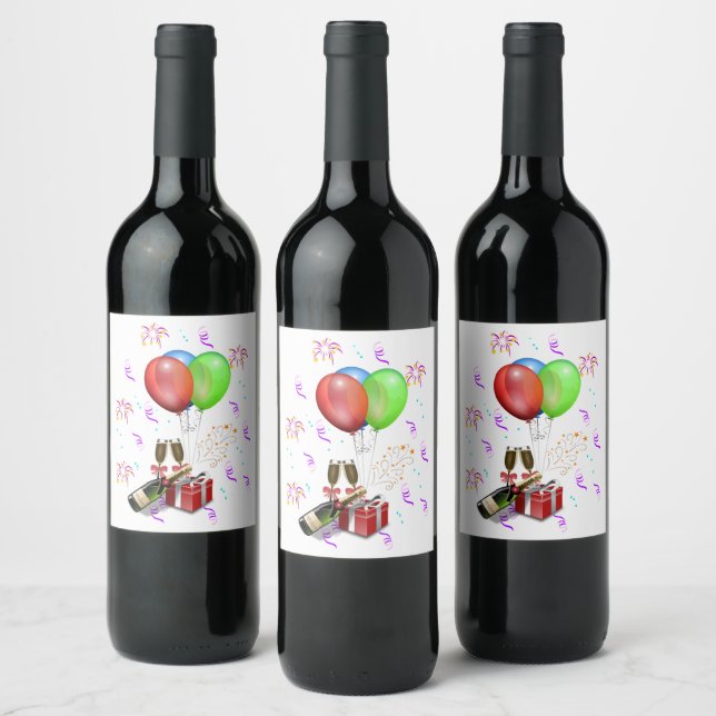 Rótulo De Garrafa De Cerveja Decorações de Celebração (Garrafas)