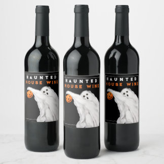 Rótulo De Garrafa De Cerveja Decorações de Festa de Bebendo Spooky