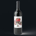 Rótulo De Garrafa De Cerveja Delírio dos Jogadores - Colagem de Ícones de Las V<br><div class="desc">* Ícones do Clube Las Vegas em Formato de Carta de Baralho</div>