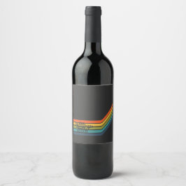 Rótulo De Garrafa De Cerveja Design Retrô de 1976 Vintage
