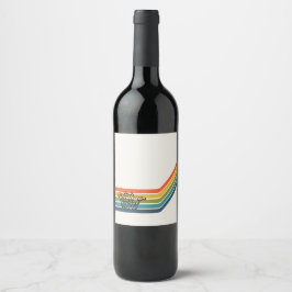 Rótulo De Garrafa De Cerveja Design Retrô Vintage 1976