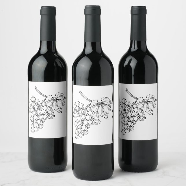 RÓTULO DE GARRAFA DE CERVEJA DIA DE FESTA PARA VINHO (Garrafas)
