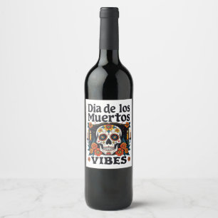 Rótulo De Garrafa De Cerveja Día De Los Muertos Vibes Oaxaca Dia dos Mortos