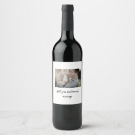 Rótulo De Garrafa De Cerveja dia dos pais filho pai papai adicionar foto texto