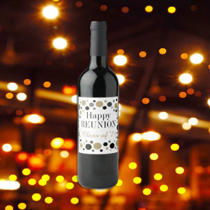 Rótulo De Garrafa De Cerveja Divertido! Rótulo de Vinho Personalizado de Reuni