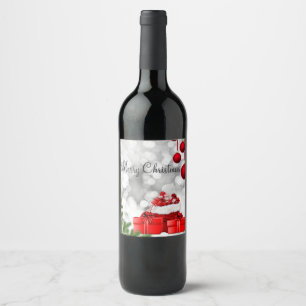 Rótulo De Garrafa De Cerveja Doce Belo Esparto, Vinho De Árvore De Natal La