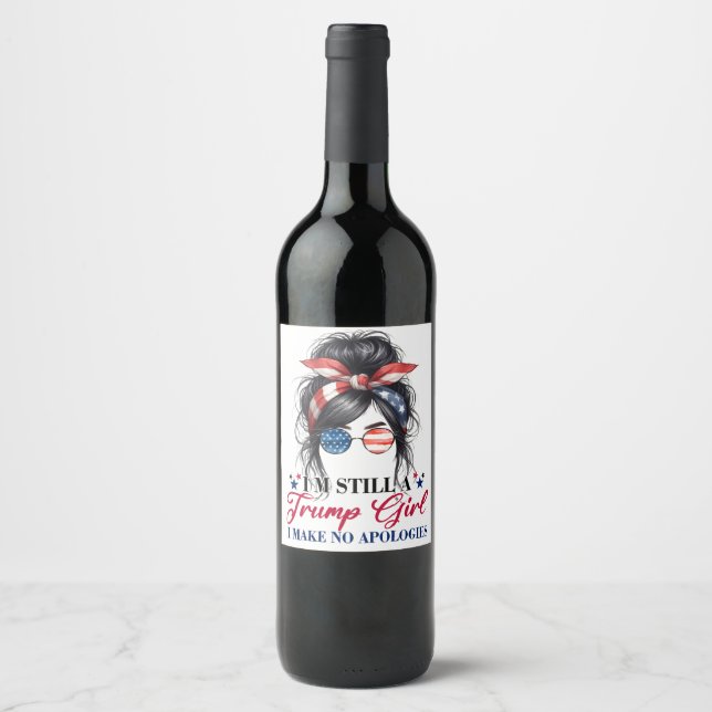 Rótulo De Garrafa De Cerveja Donald Trump (Frente)