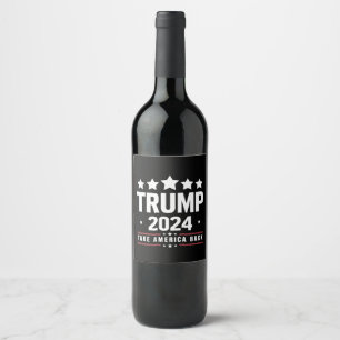 Rótulo De Garrafa De Cerveja Donald Trump 2024 Devolva a América Eleição