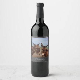 Rótulo De Garrafa De Cerveja Donkey duplo