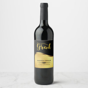 Rótulo De Garrafa De Cerveja Dourado Brilho E Damáscara