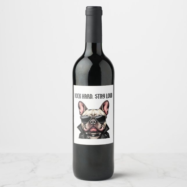 Rótulo De Garrafa De Cerveja Duro, fique alto (Frente)