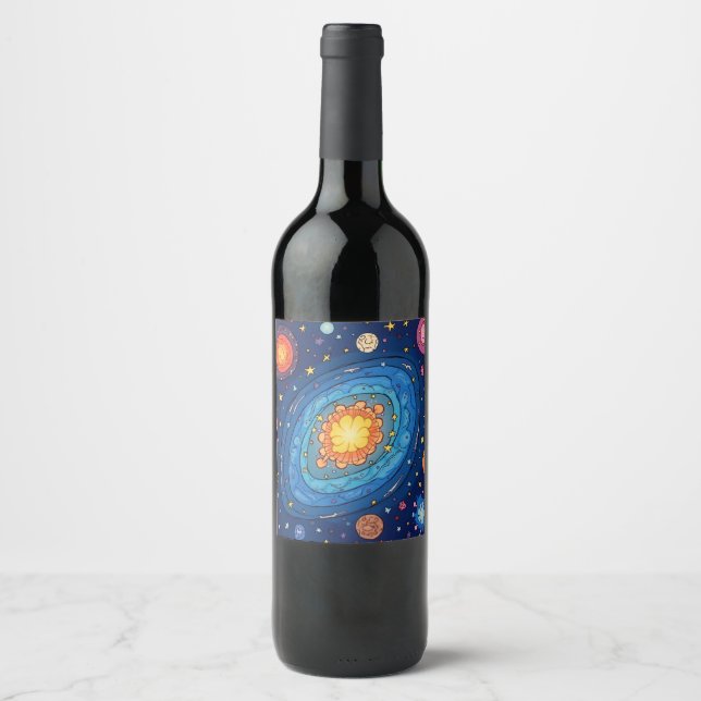 Rótulo De Garrafa De Cerveja É uma garrafa leitosa. (Frente)