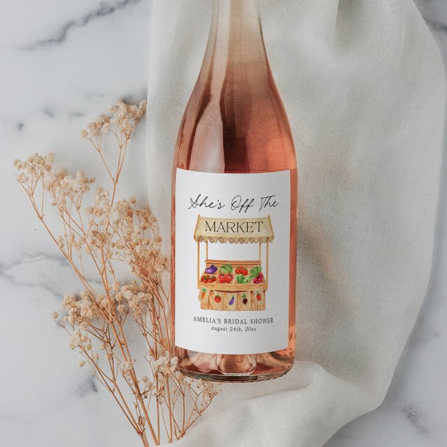 Rótulo De Garrafa De Cerveja Ela está fora do mercado (Criador carregado)