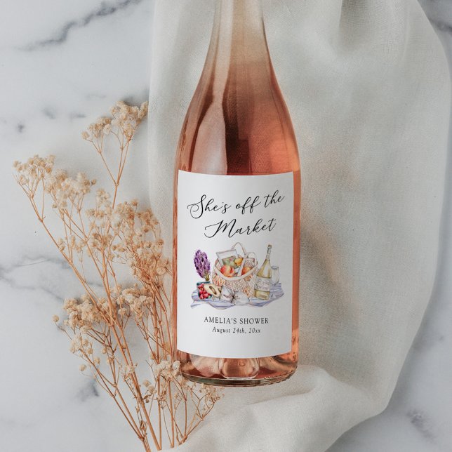 Rótulo De Garrafa De Cerveja Ela está fora do mercado Churrasco de Noiva no Mer (Criador carregado)