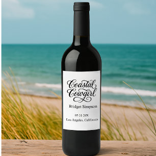 Rótulo De Garrafa De Cerveja Elegante Charm Bachelorette