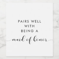 Elegante Pairs bem sendo uma Madrinha de casamento