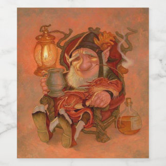 Rótulo De Garrafa De Cerveja Elvish Wine