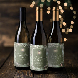 Rótulo De Garrafa De Cerveja Encantado Garden Sweet 16 Pink ID1163