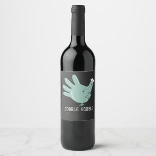 Rótulo De Garrafa De Cerveja Enfermeira de Urgência Peru Gobble Squad Enfermeir