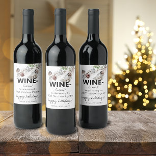 Rótulo De Garrafa De Cerveja Engraçado 2023 Vinho Cola nos Mantendo Juntos Vege