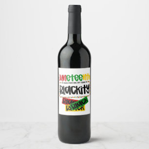 Rótulo De Garrafa De Cerveja Engraçado Negro Negro Negro Negro, 1950