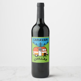 Rótulo De Garrafa De Cerveja Engraçado Presente de Caravana | Melhores caravana