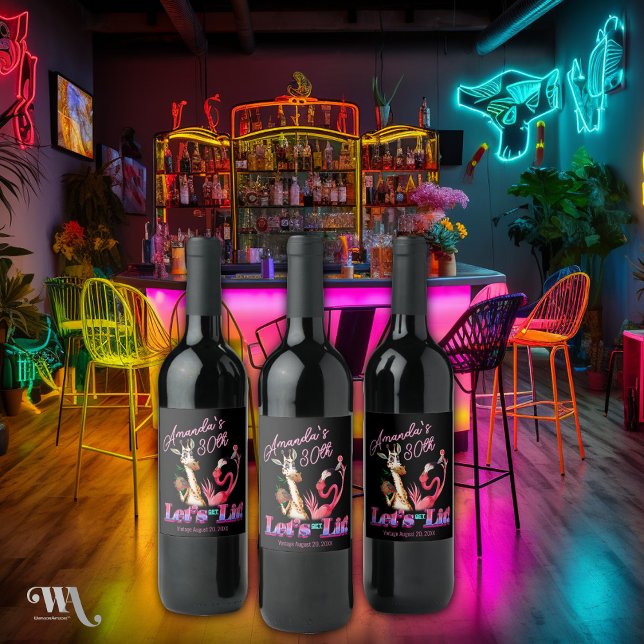 Rótulo De Garrafa De Cerveja Engraçado Vamos Ficar Com O Coquetel Adulto (Criador carregado)