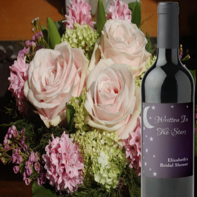 Rótulo De Garrafa De Cerveja Escrito No Chá de panela Das Estrelas (Criador carregado)