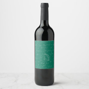 Rótulo De Garrafa De Cerveja Escritores de matemática 