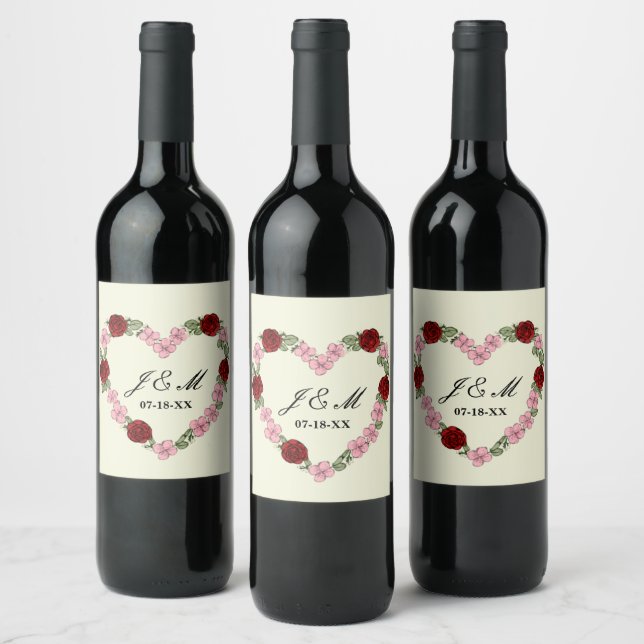Rótulo De Garrafa De Cerveja Étiquette de vin crème (Garrafas)
