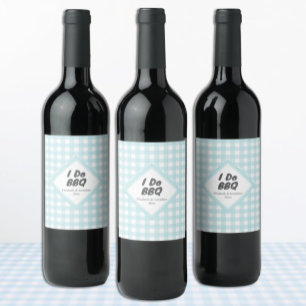 Rótulo De Garrafa De Cerveja Eu faço churrasco