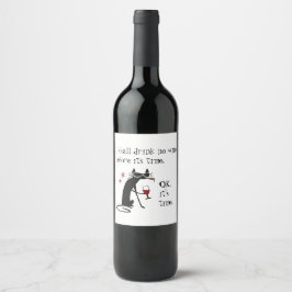 Rótulo De Garrafa De Cerveja Eu Não Beberei Vinho Antes Da Hora