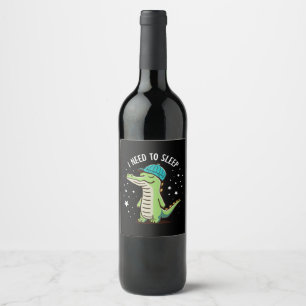 Rótulo De Garrafa De Cerveja eu preciso dormir