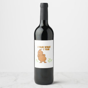 Rótulo De Garrafa De Cerveja Eu Sou O Que Eu Sou Básico De Tendência